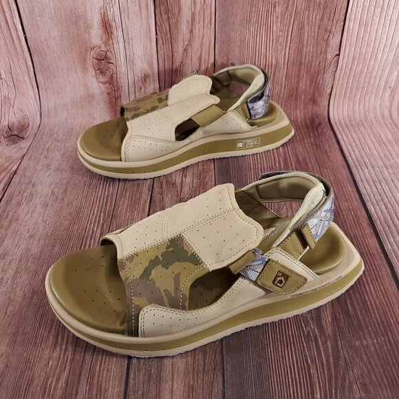 Rare Deckers X Lab Mens Size 12 Ko-Z Ventura Sport Sandals Hook & Loop Comfort - Picture 1 of 15